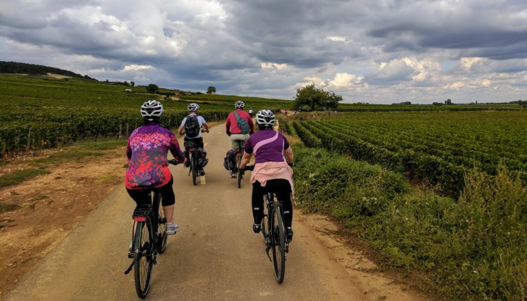 Bicycles & Burgundy Vineyards - One Road At A Time